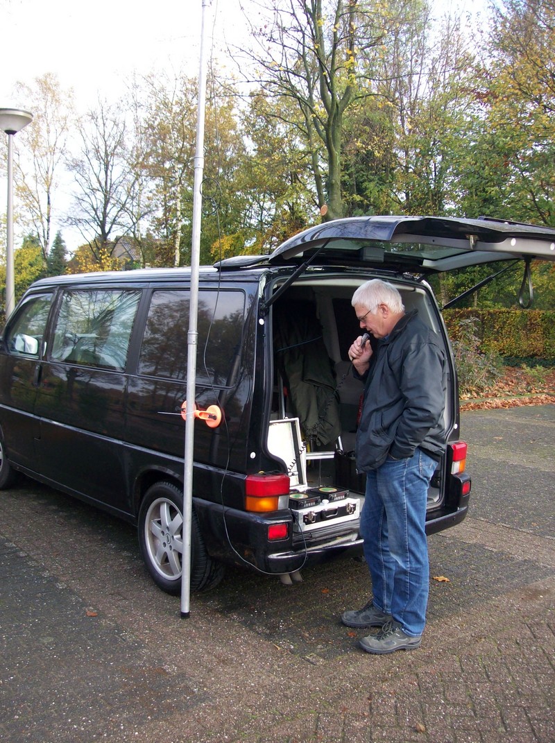 1e test vanuit Putten. Het ging wel maar niet optimaal!